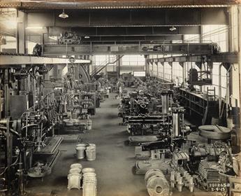 (INDUSTRY--DIESEL ENGINES) Album with 90 photographs documenting the Busch-Sulzer Bros. Diesel Engine Company of St. Louis, Missouri.